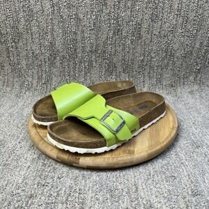 Birkenstock Betula Catalina Lime Green Women's Size 5 EU‎ 36 Sandals Slides Used